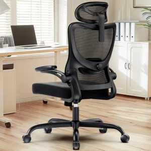Ergonomic Office Chair – High Back with Adjustable Lumbar, Headrest & 3D Armrests