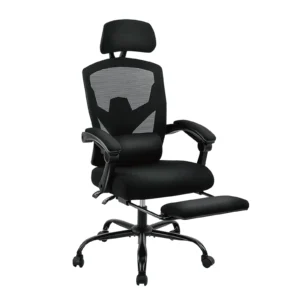 JHK Ergonomic Reclining High Back Mesh Rocking Swivel Rolling Lumbar Support Chair
