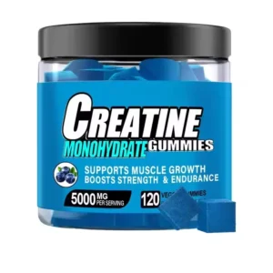 Creatine Monohydrate Gummies 5000mg – Muscle Support & Energy, 120 Count