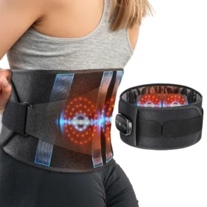 Red Light Therapy Belt with Heat & Vibration